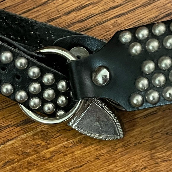 Studded boot strap belt harness studs black I’m pretty sure it’s leather - Picture 9 of 10